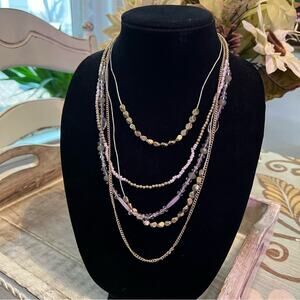 Ashley Cooper Multi Strand Necklace NEW